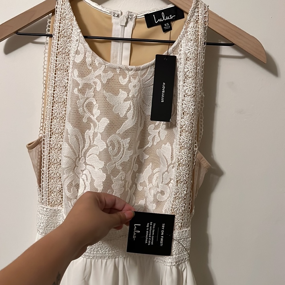 Lulu’s Forever and Always White Lace Maxi Dress - Picture 14 of 17